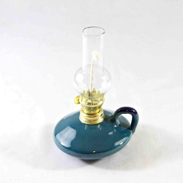 Persian pottery oil lamp