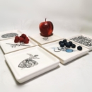 CALLIGRAPHY TEA PLATE-PERSIS COLLECTION