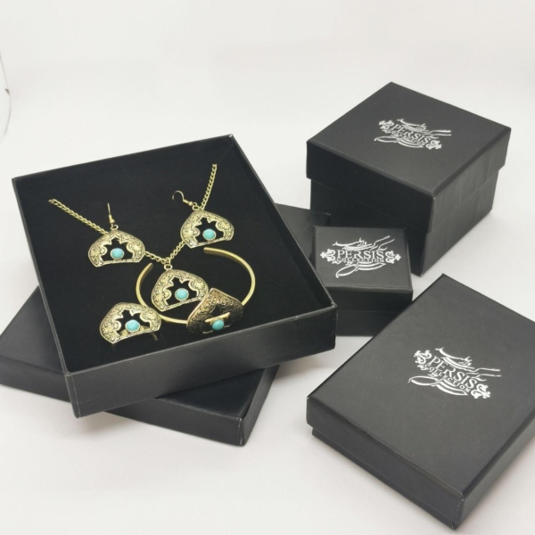 Turquoise Dome Jewellery Set