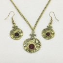 POMEGRANATE FLOWER HALF SET-PERSIS COLLECTION