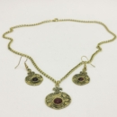 POMEGRANATE FLOWER HALF SET-PERSIS COLLECTION