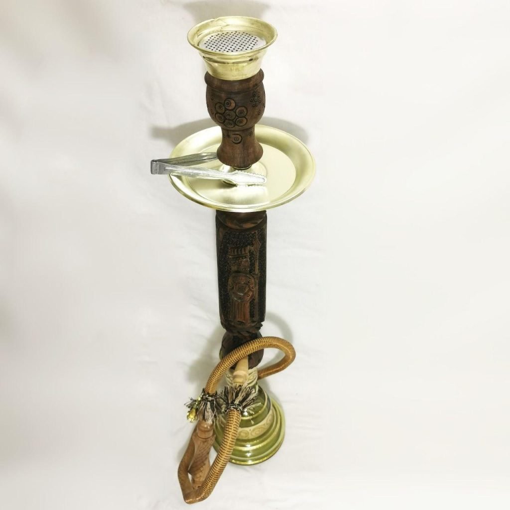 Persian Immortal Qalyan / Shisha Material: Walnut wood body, Glass base