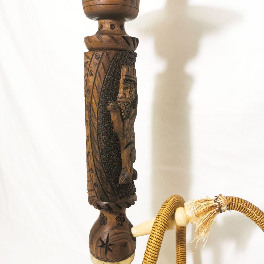 Persepolis Qalyan / Shisha Material: Walnut wood body, Glass base