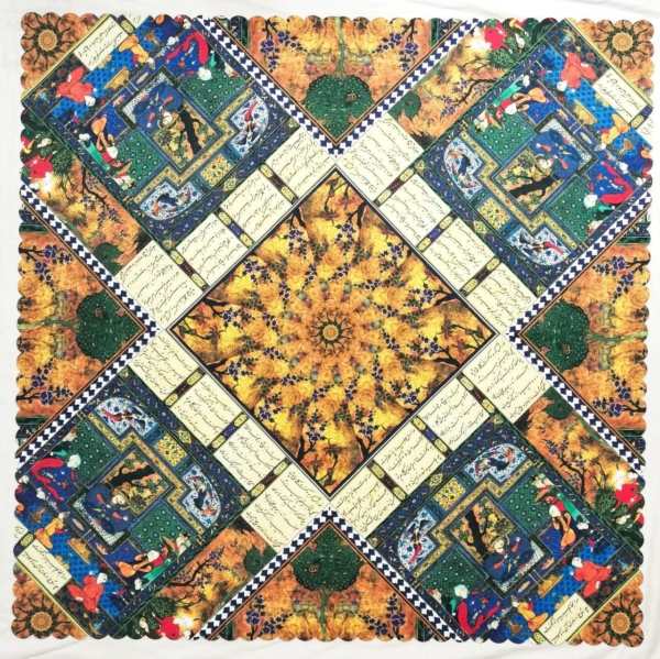 SHAHNAMEH TABLECLOTH 1 x 1 M