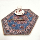 SMALL ELEGANT BLUE TERMEH TABLE RUNNER 40 x 30 cm