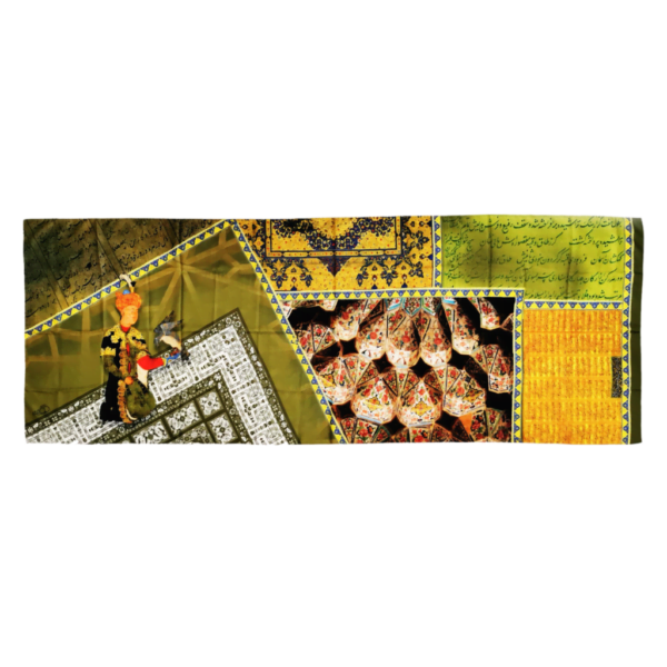 Persian Art Scarf-100% Silk