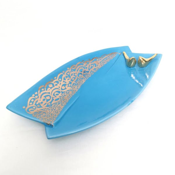 Turquoise Art Platter