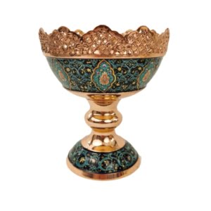 Painting on copper candy dish-Persis Collection