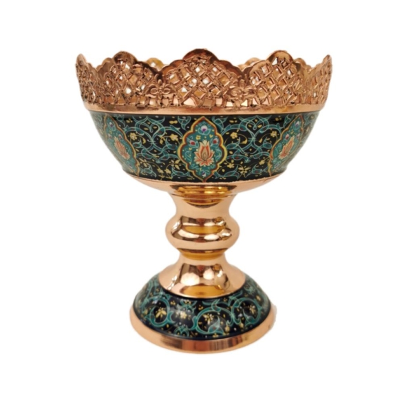 Painting on Copper Candy Dish