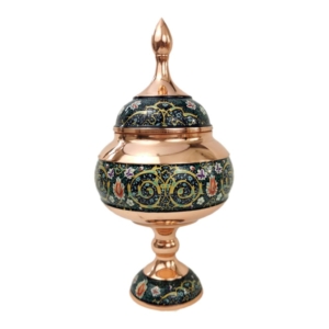Painting on Copper Bonbon dish-Persis Collection