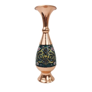 Painting on copper vase-Persis Collection