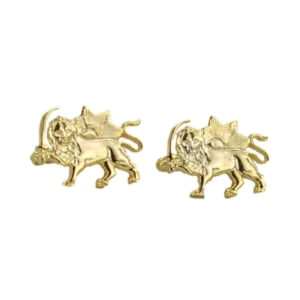 Lion and sun cufflinks-Persis Collectio