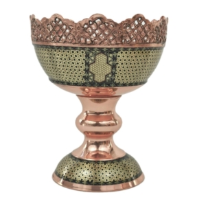 KHATAM ON COPPER CANDY DISH-PERSIS COLLECTION
