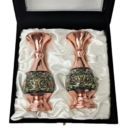 Painting on Copper vase gift set-Persis Collection