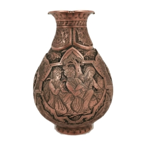 FINE PERSIAN METAL ENGRAVING VASE