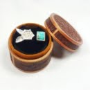 turquoise flower ring