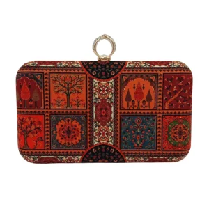 Kilim Design Clutch Bag
