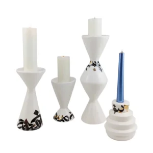 Calligraphy Candle Holder Set