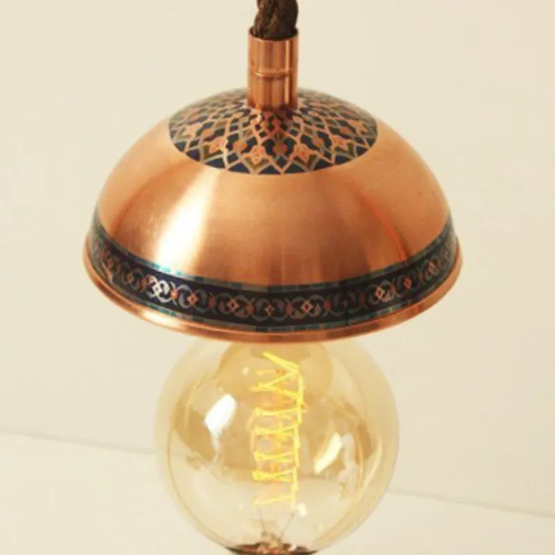 PERSIAN ART COPPER TABLE LAMP-PERSIS COLLECTION