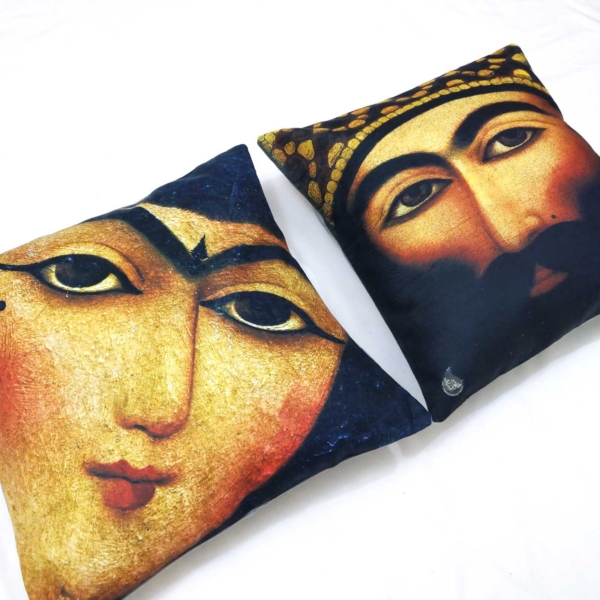 Cushion With Qajar Design