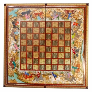 Naghsh E Jahan Khatam Backgammon and Chess Set