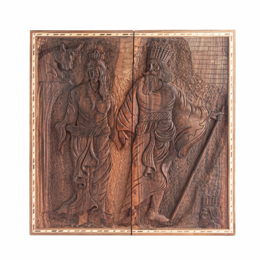 Persian Empire King and Queen Backgammon