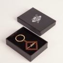 18k Gold Love Key Ring