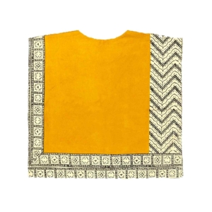 Persian Yellow Square Ghalamkar Vest