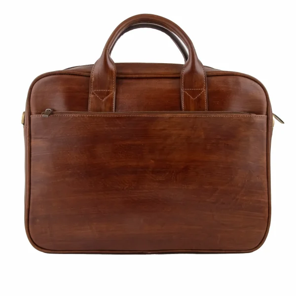 Art of Calligraphy Leather Briefcase