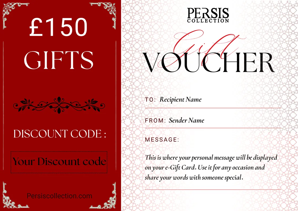 Persian e-gift card with 150 pounds credit