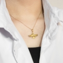 Faravahar 18k Gold Necklace-Small