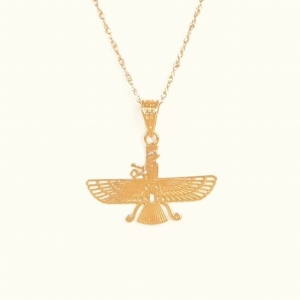 Faravahar 18k Gold Necklace Small