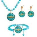 Farvahar Turquoise Gold Set