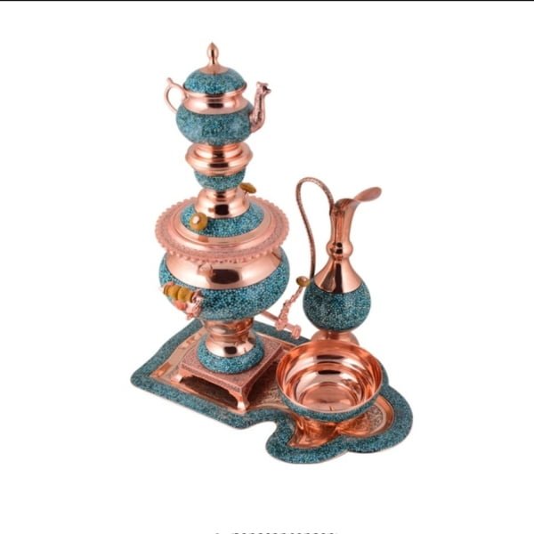 Luxury Firoozeh Koobi Samovar Set