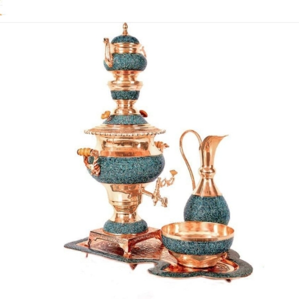 Luxury Firoozeh Koobi Samovar Set