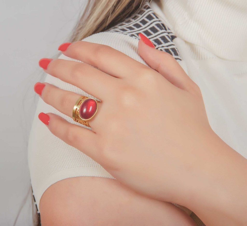 Handmade Agate Ring