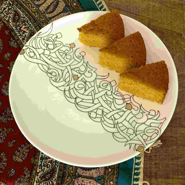 Calligraphy Platter, 30cm