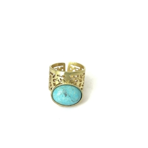 Handmade turquoise ring