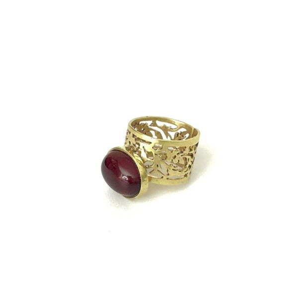 Handmade agate ring
