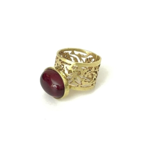 Handmade agate ring