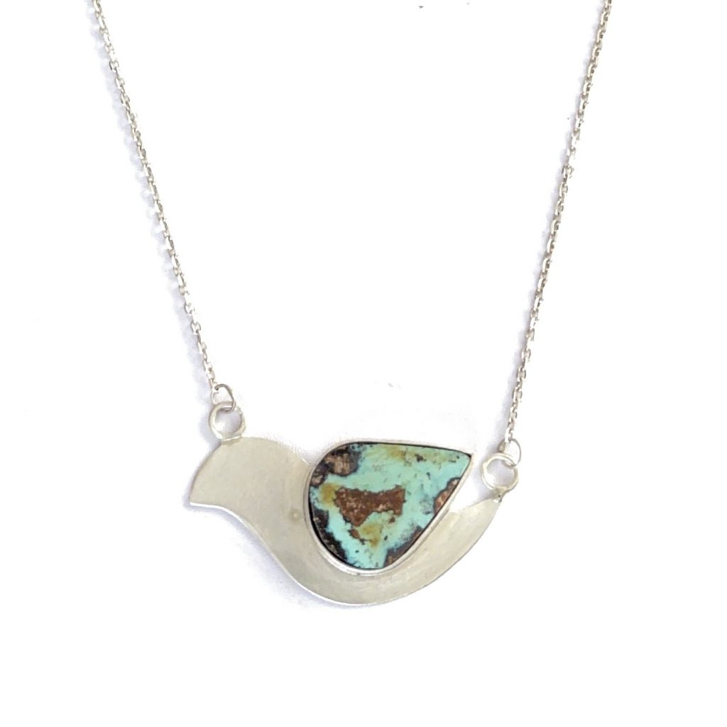 Turquoise ring and necklace set