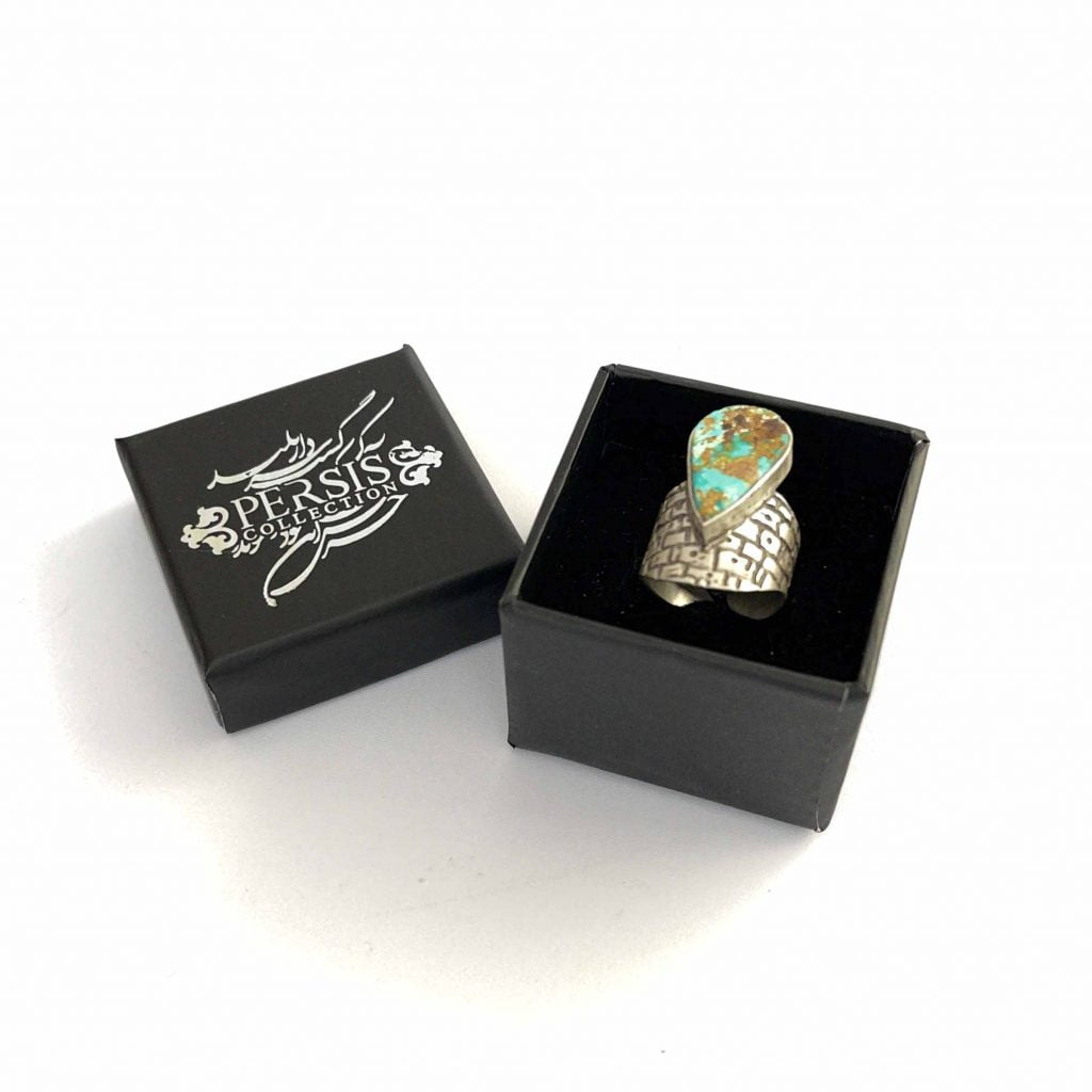 Turquoise ring and necklace set