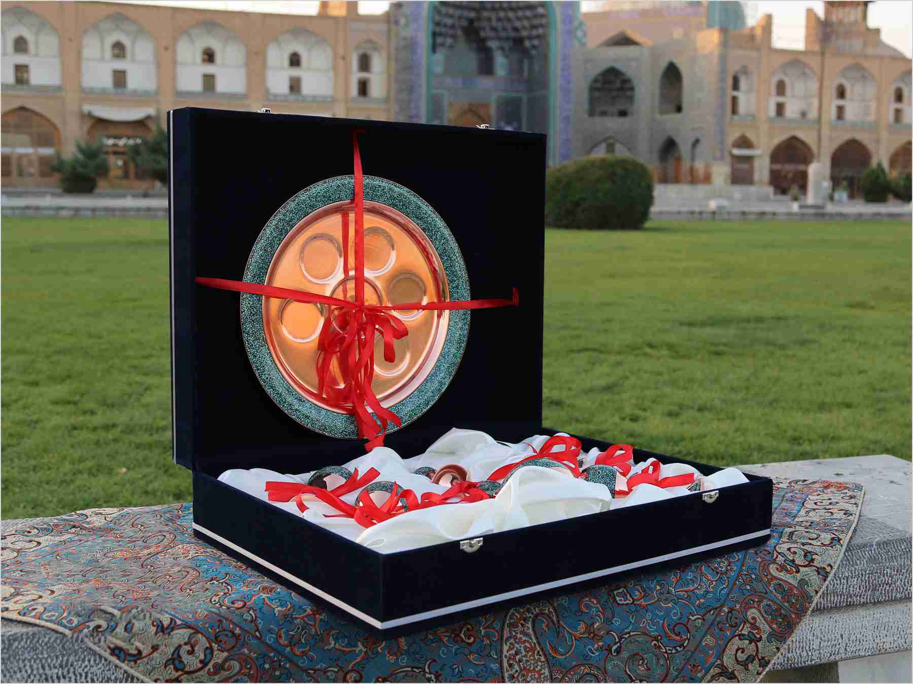 Luxury Turquoise Inlaying Decanter