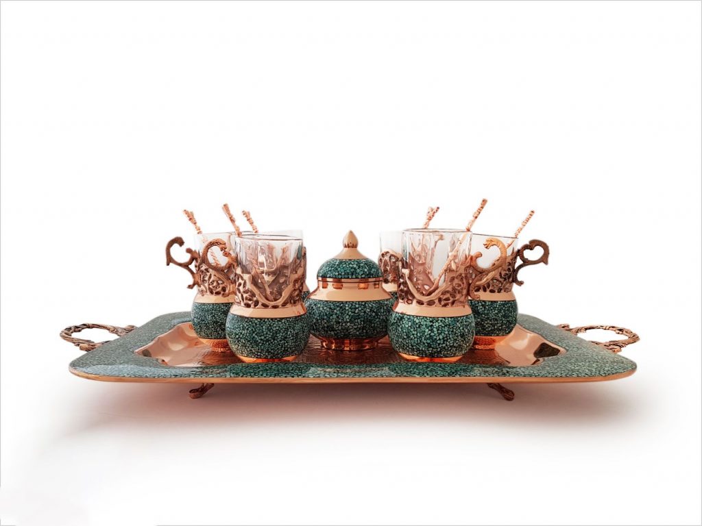 Luxury Firoozeh Koobi Tea Set You can use it as decor in your home