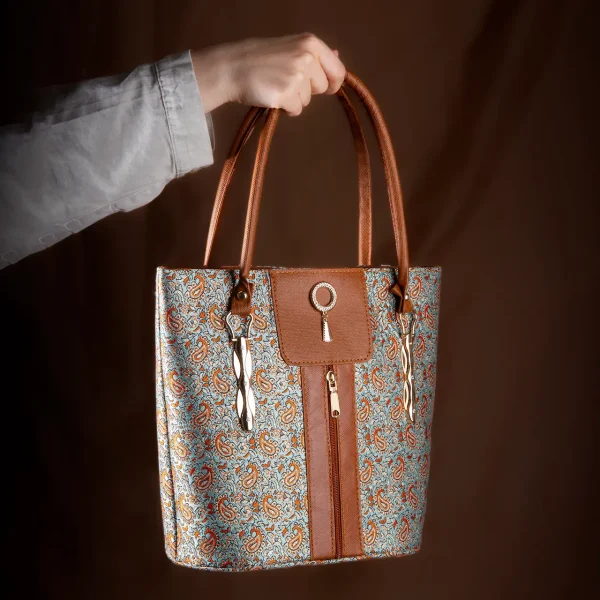 Blue Persian Termeh Shoulder Bags