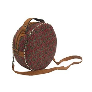 Red_Persian Round Termeh Bag