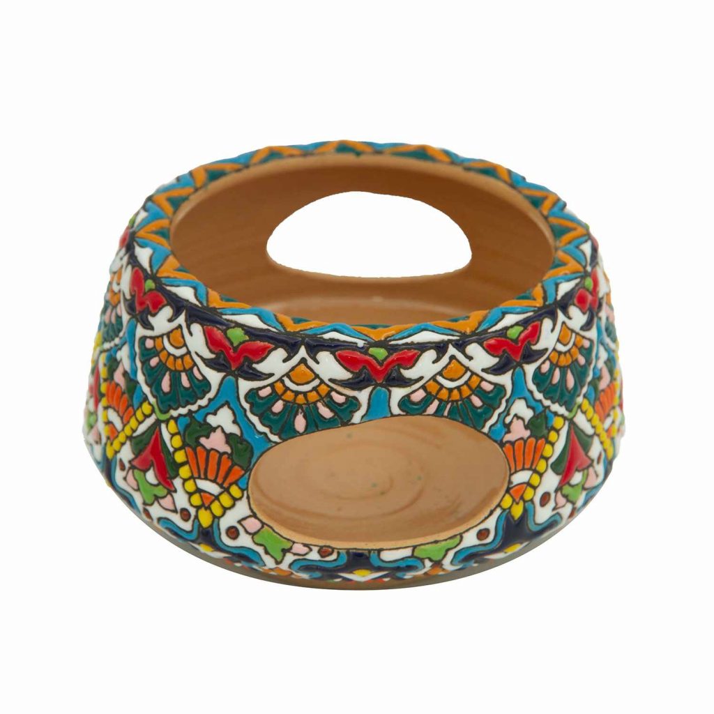 Minakari Tea Set On Pottery