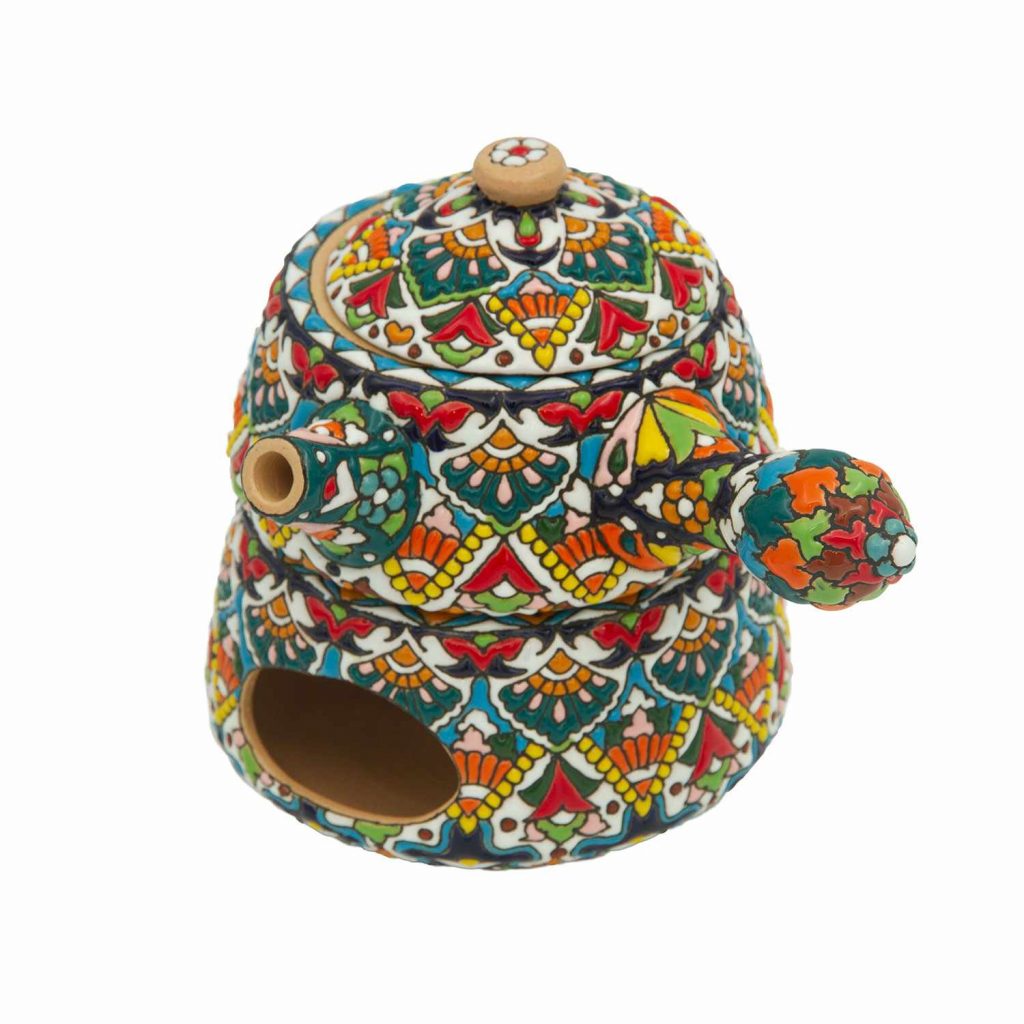 Minakari Tea Set On Pottery