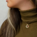 18K Gold Pomegranate Necklace