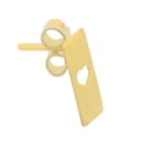 Heart Pattern, 18K Gold Earrings (Copy)